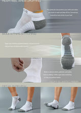 Load image into Gallery viewer, JNICE MEN&#39;S CUSHIONED ANKLE SOCKS - GRAY
